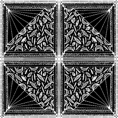 Unique, abstract pattern - vector