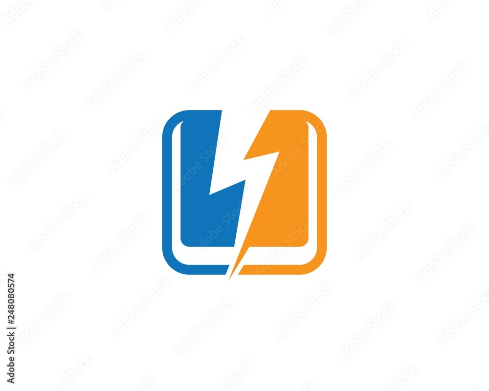 Power logo template vector icon illustration Power logo template vector icon illustration