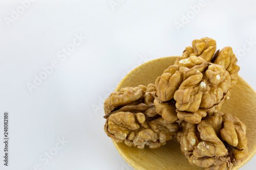Walnuts Isolated on White Background