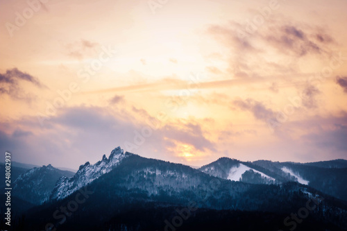 Torgashinsky ridge  mountains