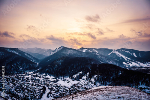 Torgashinsky ridge, mountains