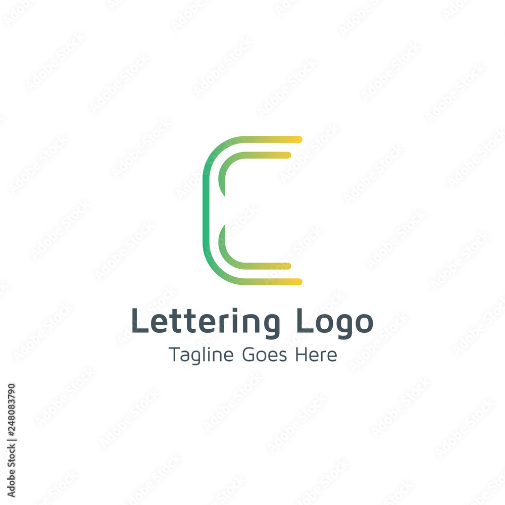 Lettering C Vector Lettering C Vector