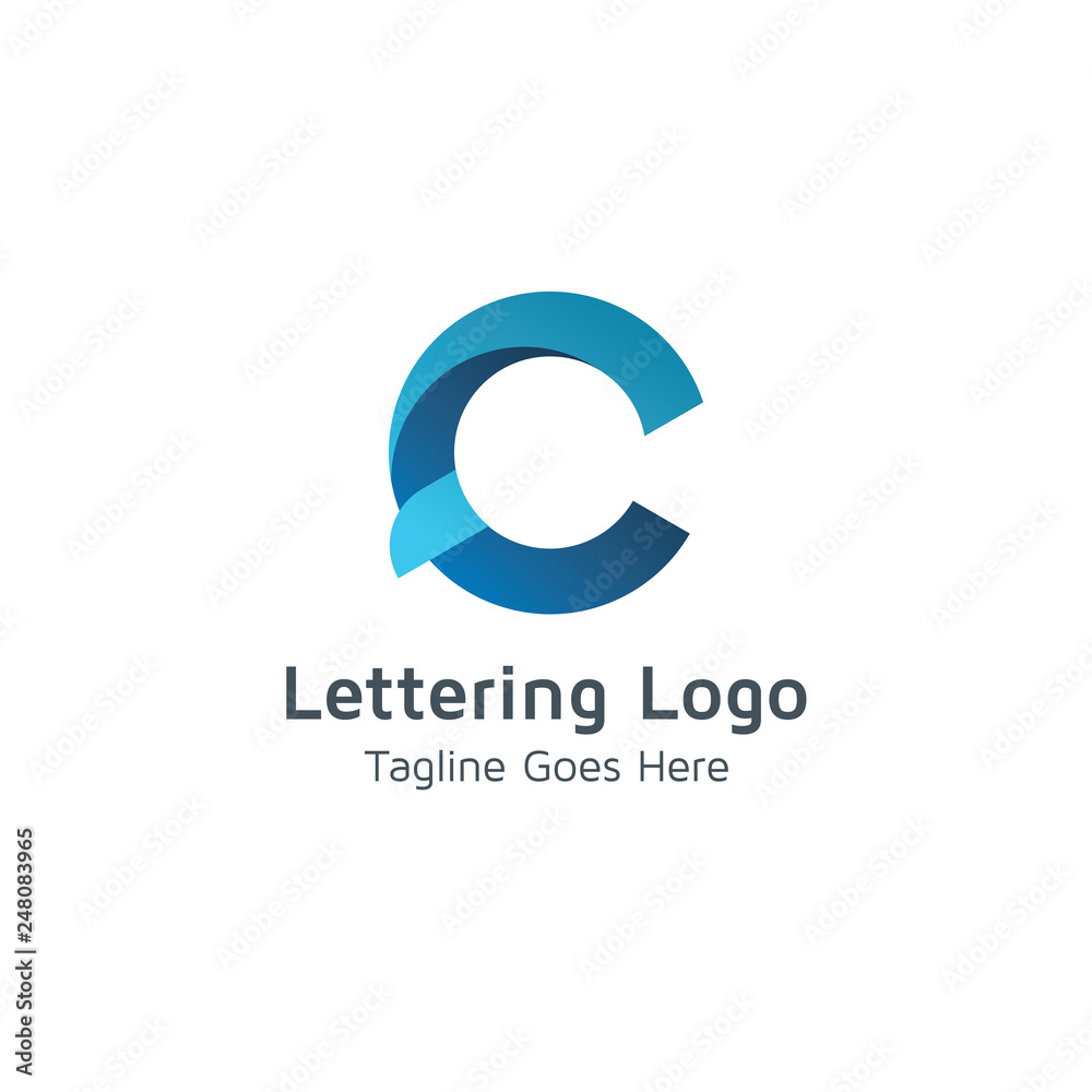 Lettering C Vector Lettering C Vector