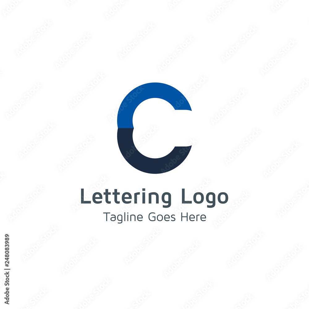 Lettering C Vector Lettering C Vector