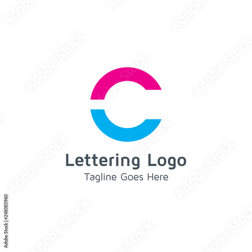 Lettering C Vector