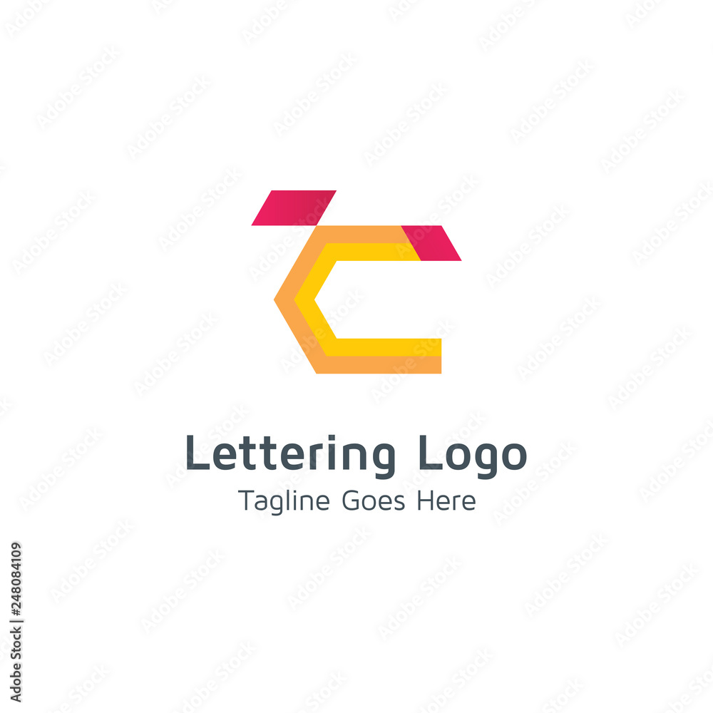 Lettering C Vector Lettering C Vector