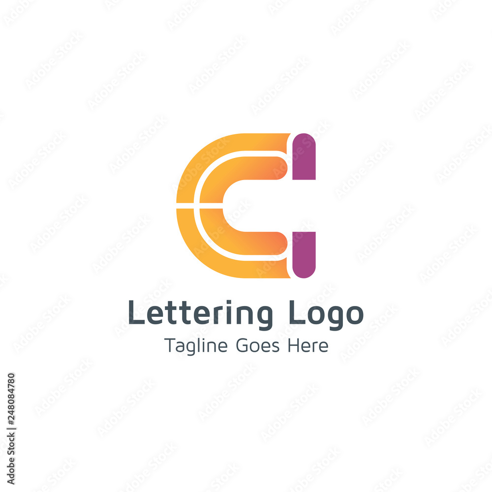 Lettering C Vector Lettering C Vector
