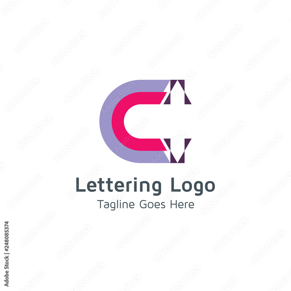 Lettering C Vector Lettering C Vector