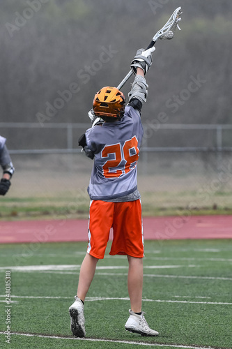Young athletes making amazing plays while playing Lacrosse