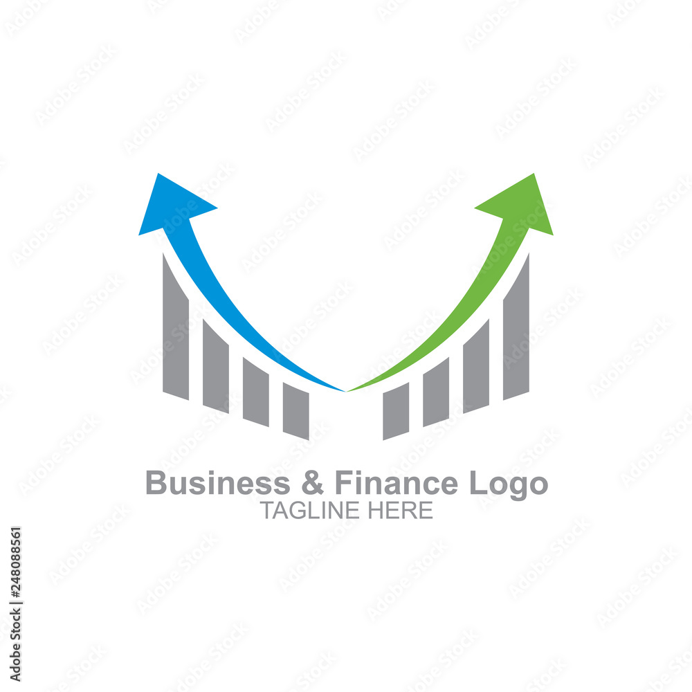 Business and finance logo Business and finance logo