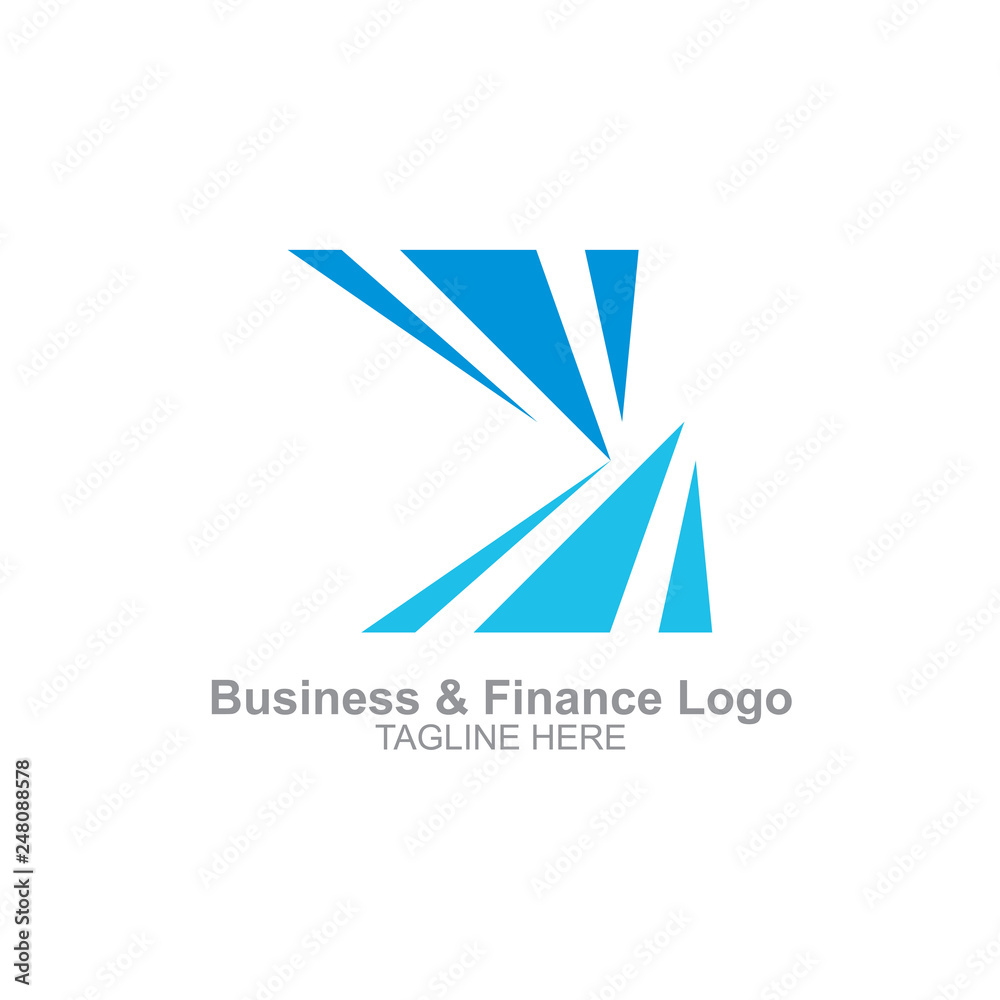 Business and finance logo Business and finance logo