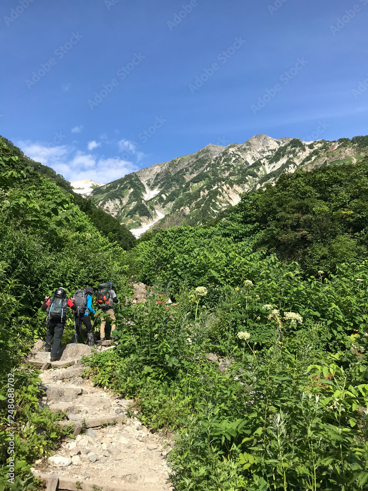 白馬岳　登山