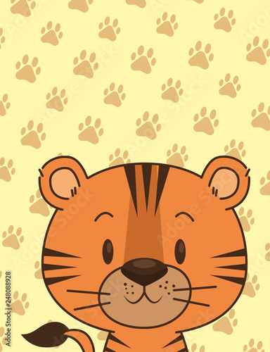 cute little tiger character
