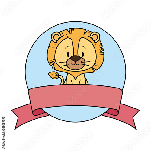 cute little lion character