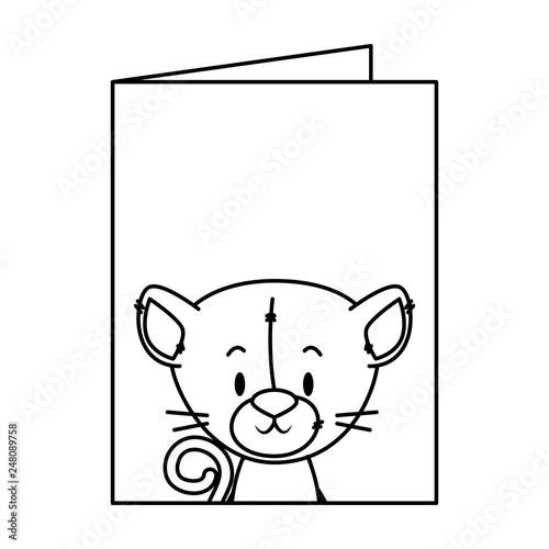 cute little cat character