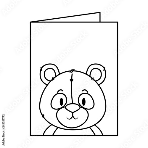 cute little bear character