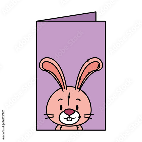 cute little rabbit character