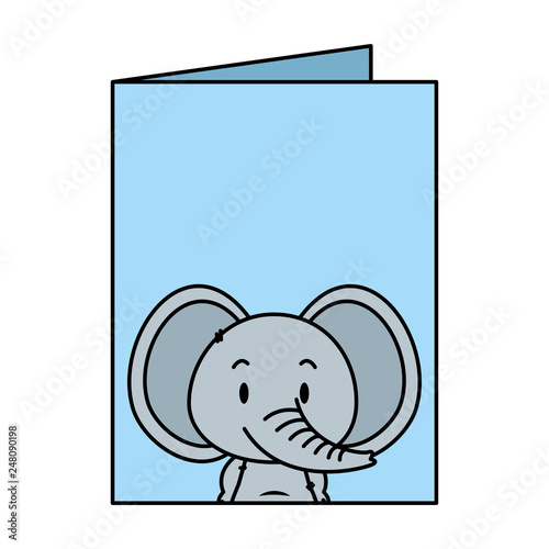 cute little elephant character