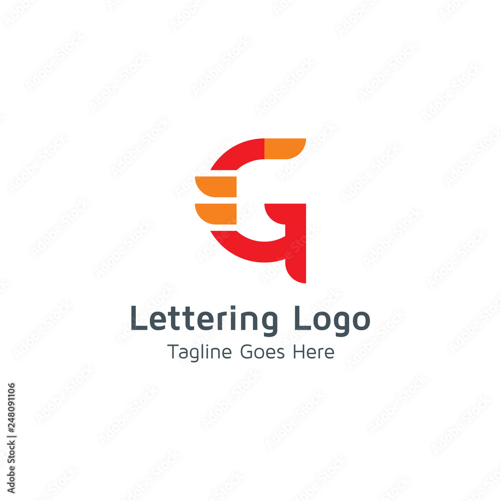 Lettering G Vector Lettering G Vector