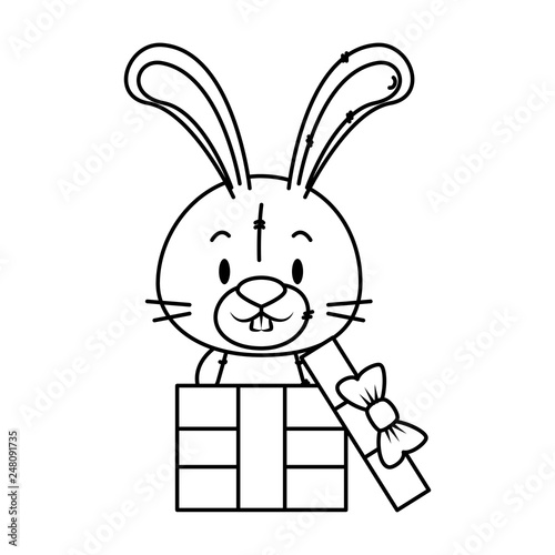 cute little rabbit character