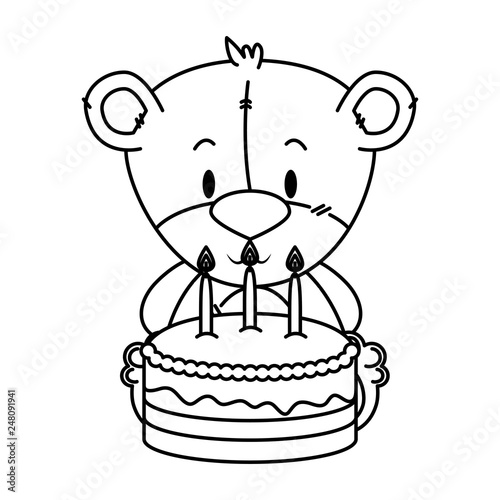 cute little bear character