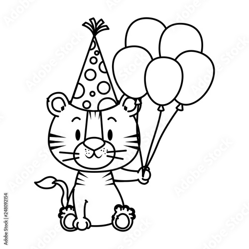 cute little tiger character