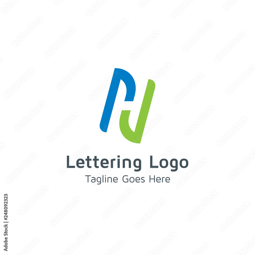Lettering H Vector Lettering H Vector