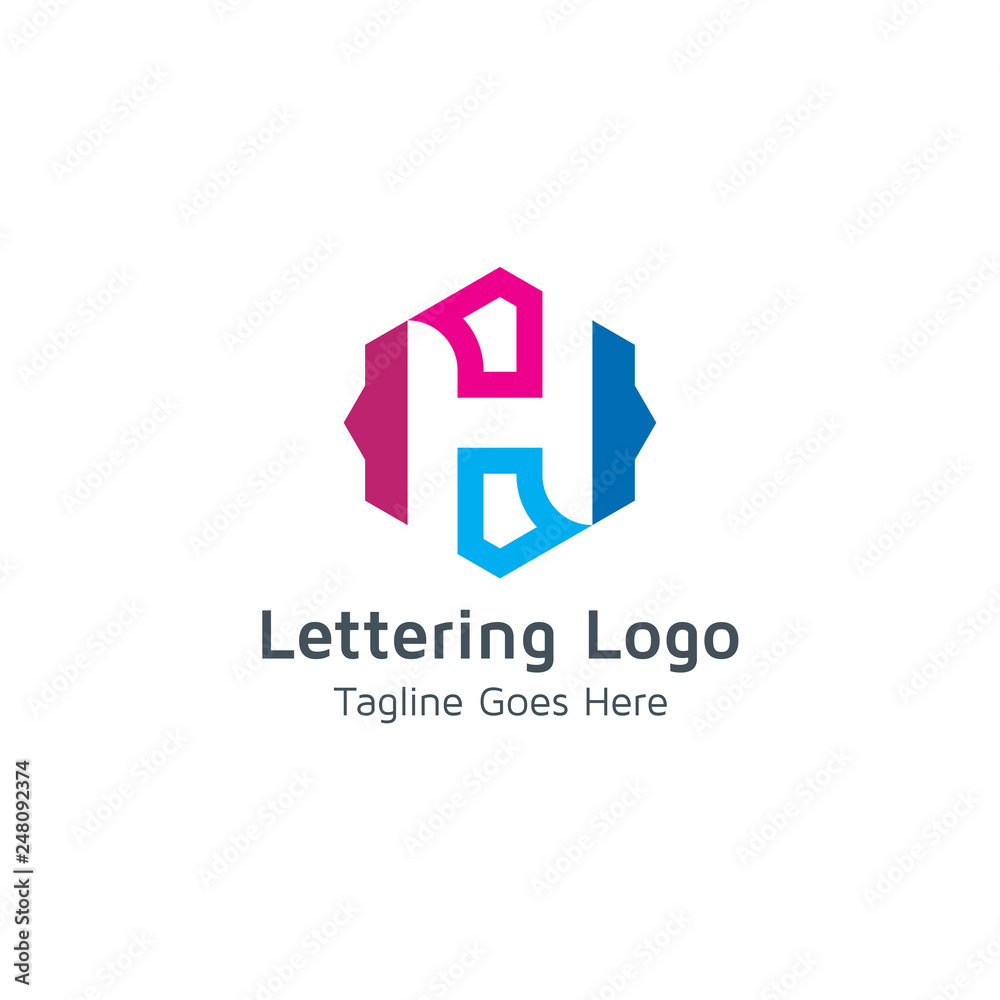 Lettering H Vector Lettering H Vector