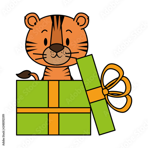 cute little tiger character