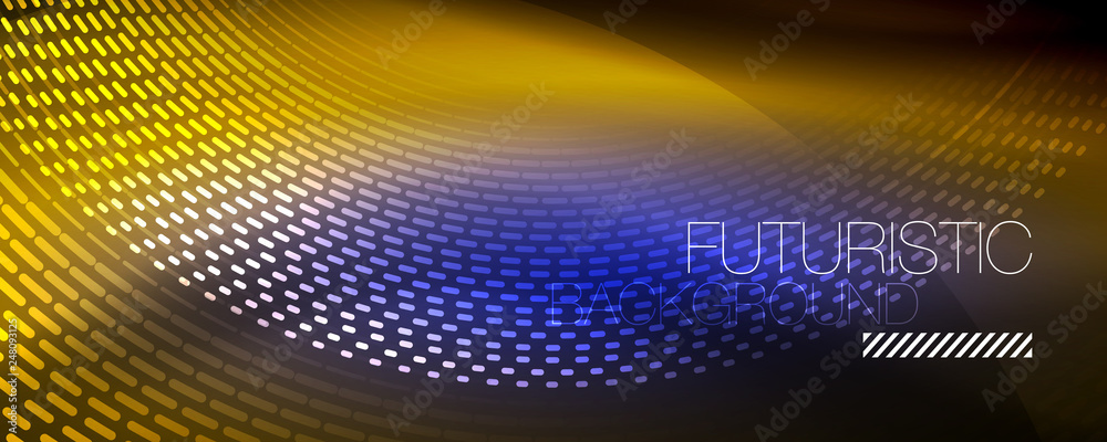 Digital flowing wave particles abstract background, vector smoke effect design Digital flowing wave particles abstract background, vector smoke effect design