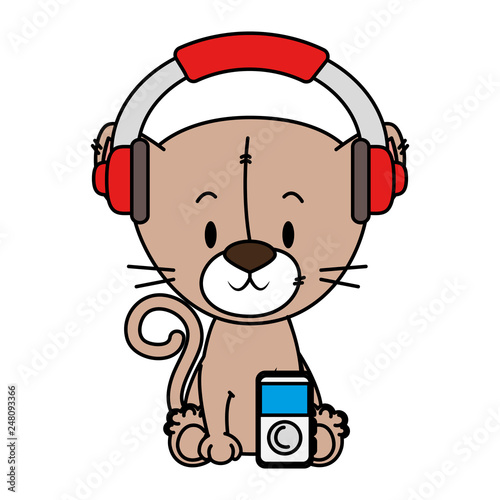 cute little cat character
