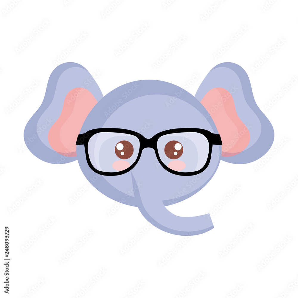 cute little elephant character cute little elephant character