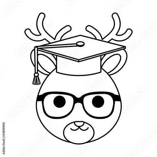 cute little reindeer character