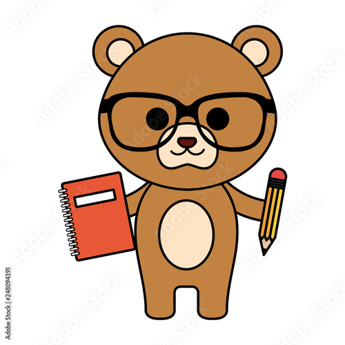 cute little bear character