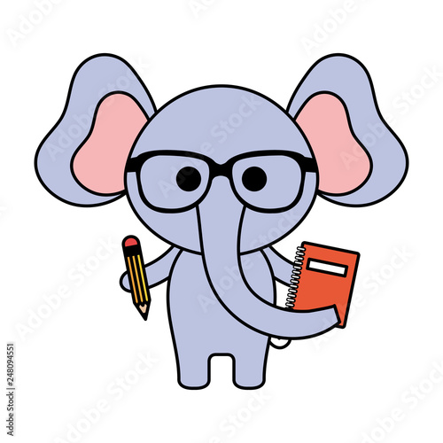 cute little elephant character