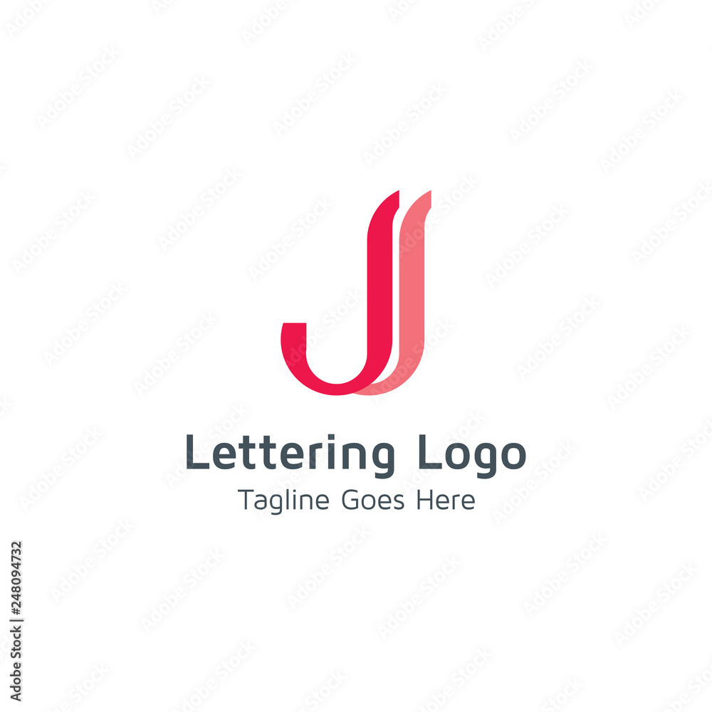 Lettering J Vector Lettering J Vector