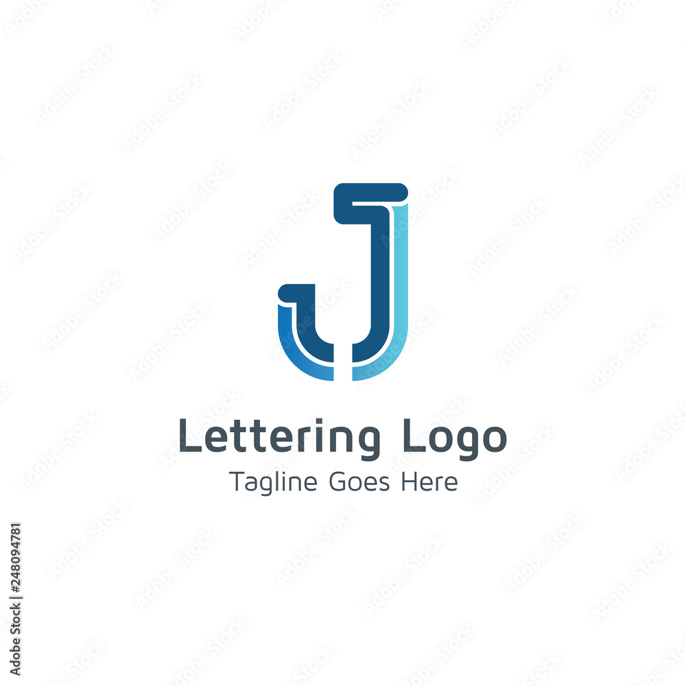 Lettering J Vector Lettering J Vector