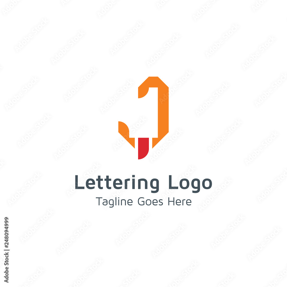 Lettering J Vector Lettering J Vector