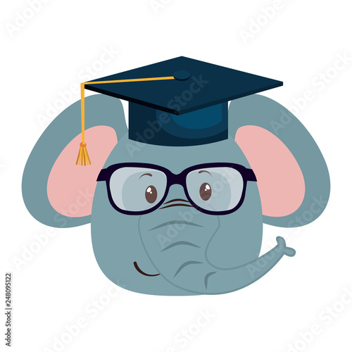 cute little elephant character