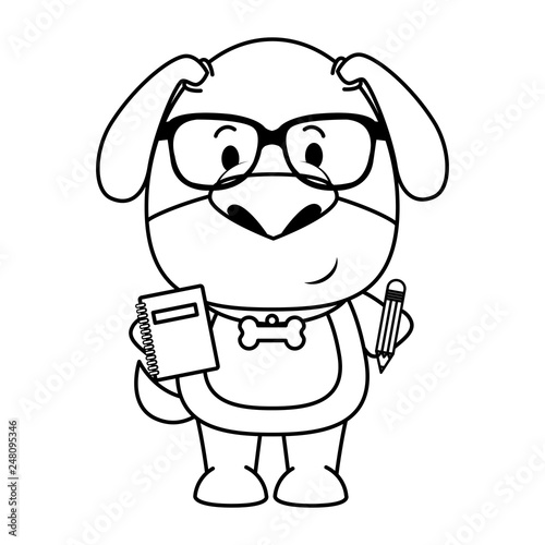 cute little dog character
