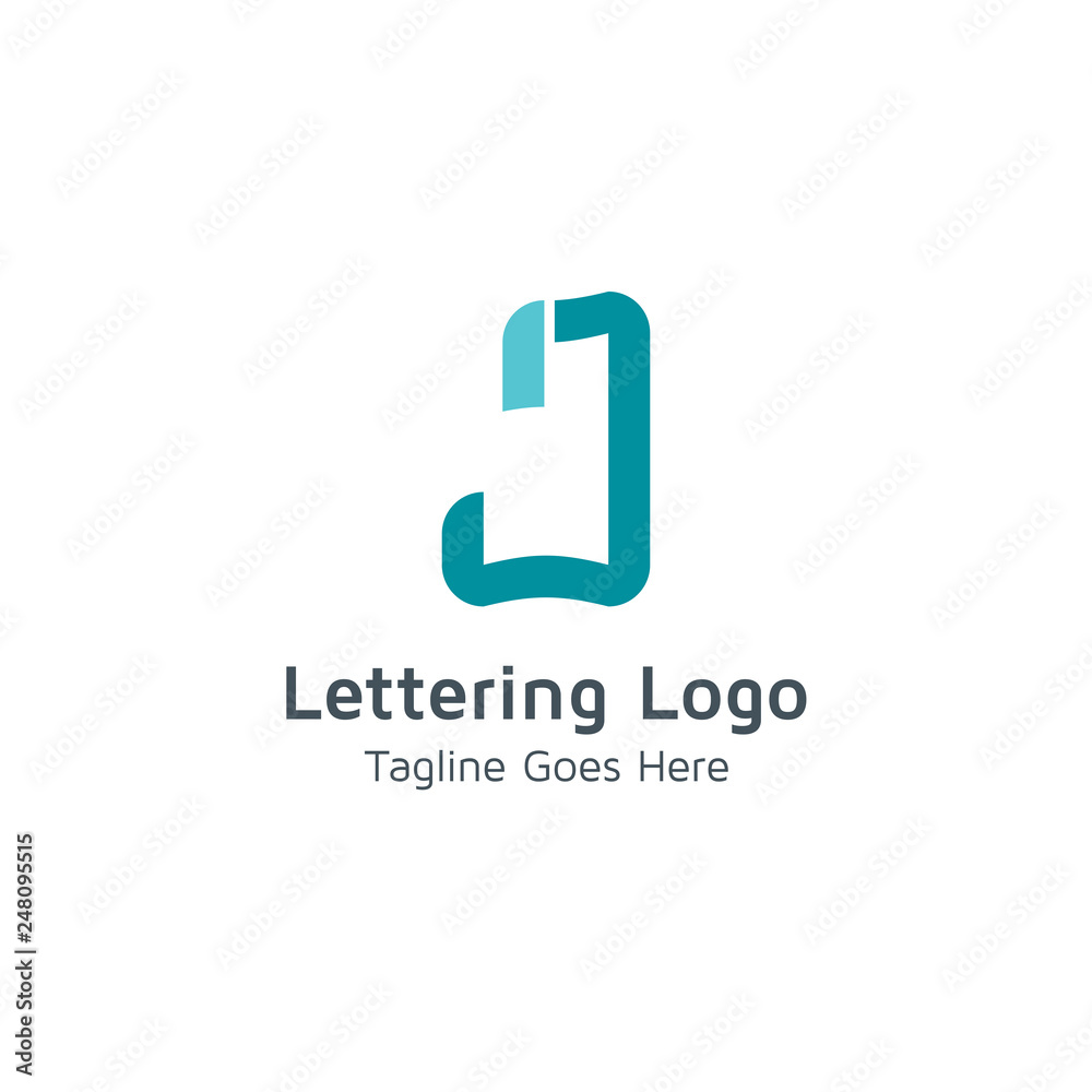 Lettering J Vector Lettering J Vector