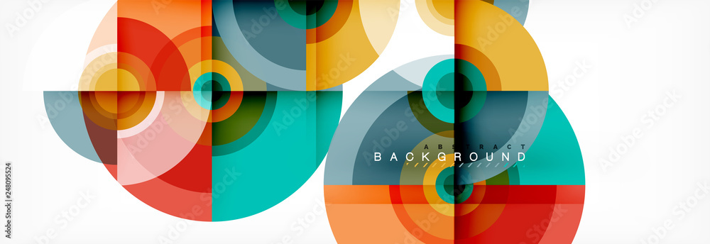 Abstract background circle design Abstract background circle design