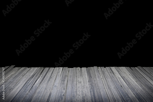 wood background template isolated on black