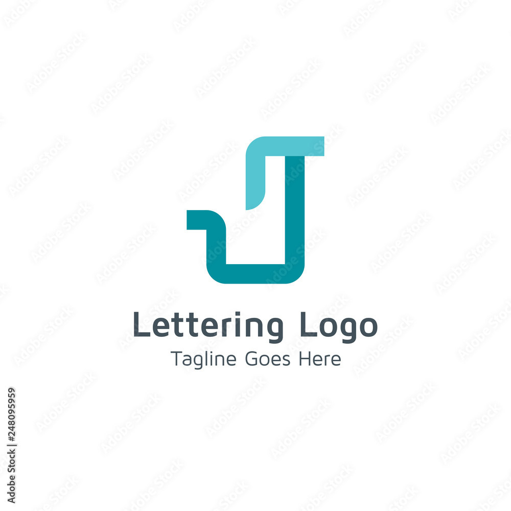 Lettering J Vector Lettering J Vector