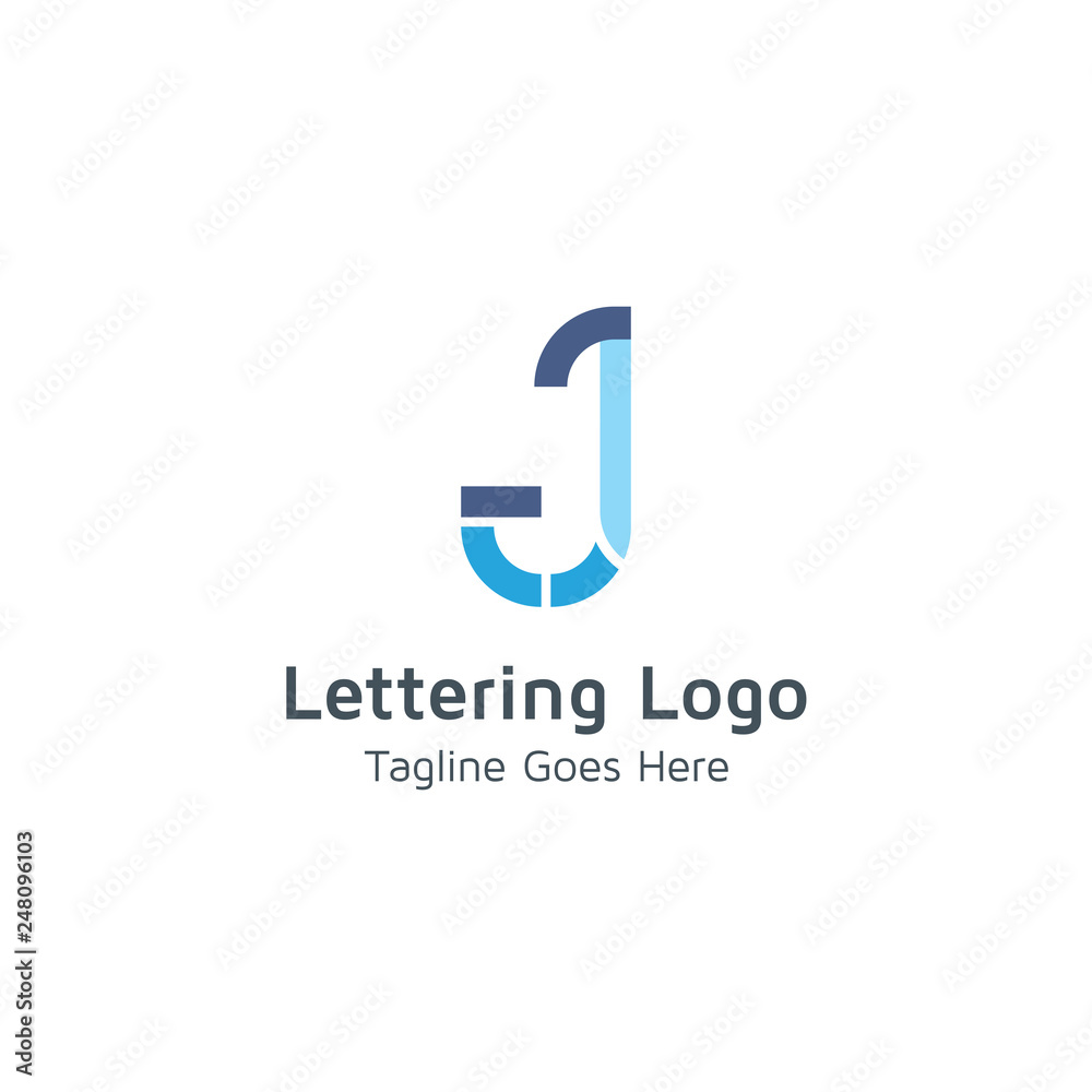 Lettering J Vector Lettering J Vector