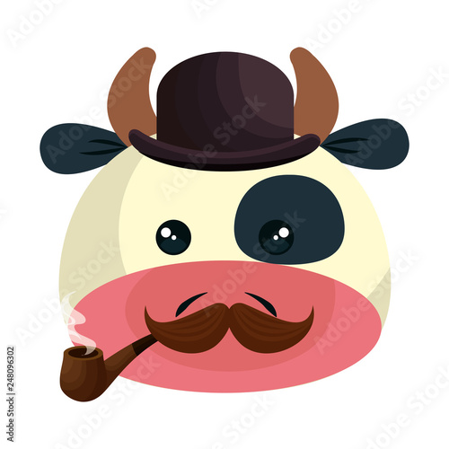 cute little cow character