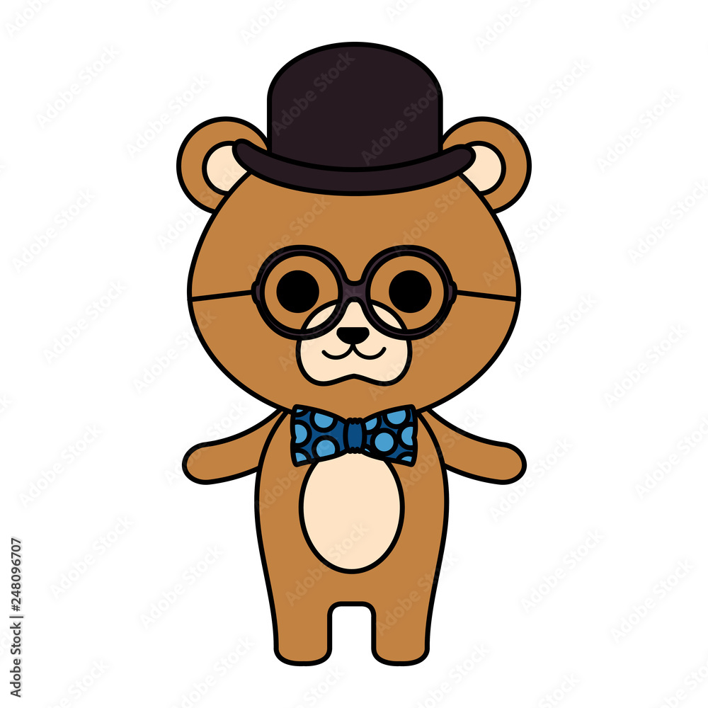 Fototapeta premium cute little bear character