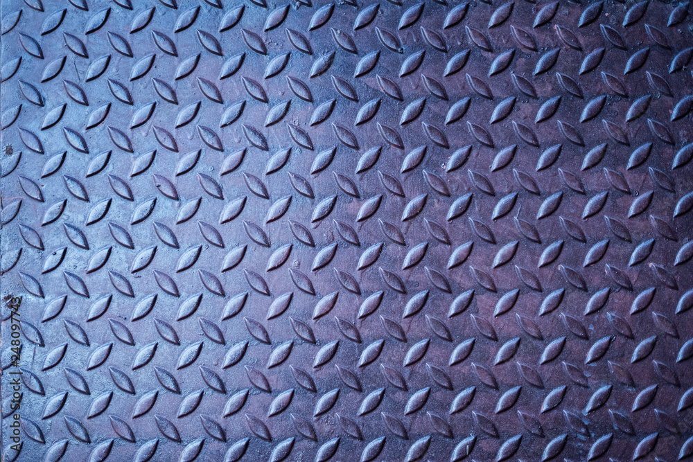 Abstract pattern background, brushed steel diamond plate. Rusty rough steel floor in industrial factory. Abstract pattern background, brushed steel diamond plate. Rusty rough steel floor in industrial factory.