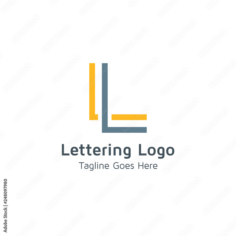 Lettering L Vector Lettering L Vector
