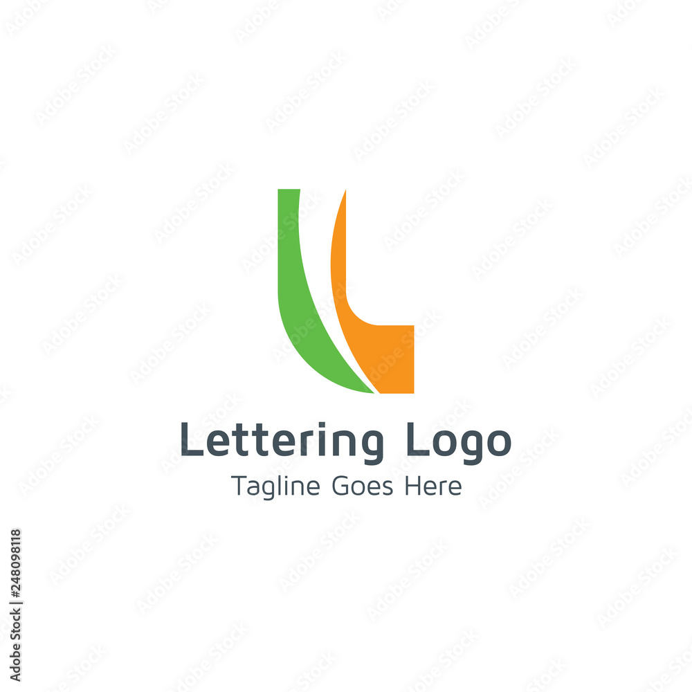 Lettering L Vector Lettering L Vector